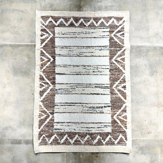 Tribal Echoes Handwoven Wool Durrie