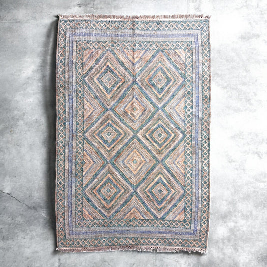Tribal Tapestry Kelim Jute Durrie