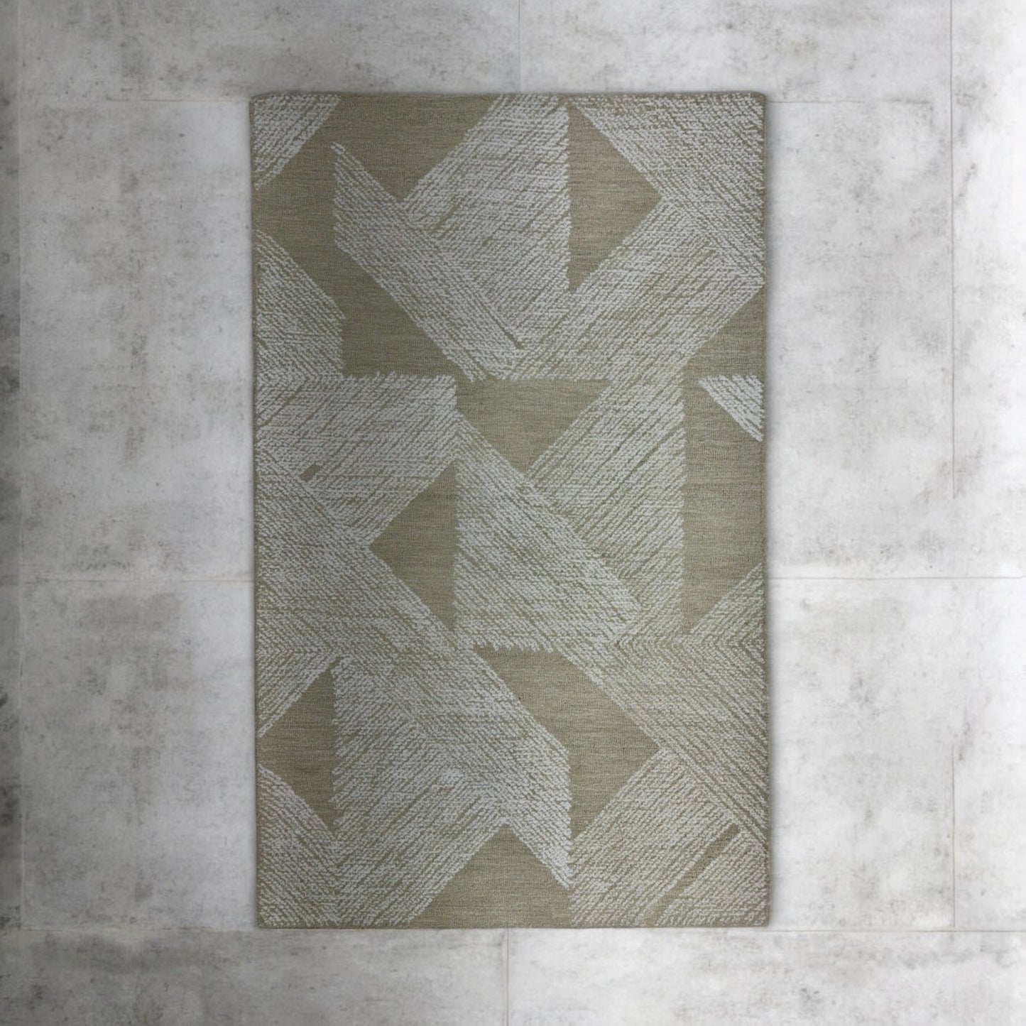 Modern Matrix Hand-Tufted NZ Wool Carpet