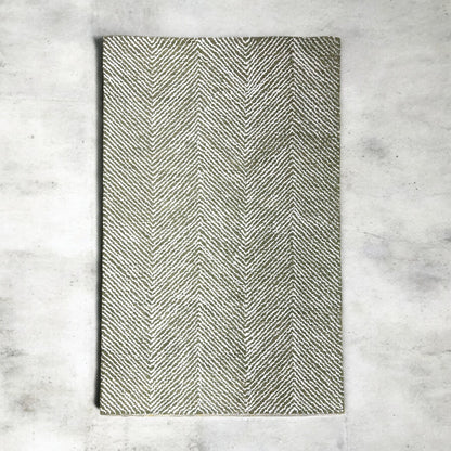 Chevron Elegance Hand-Tufted NZ Wool Carpet