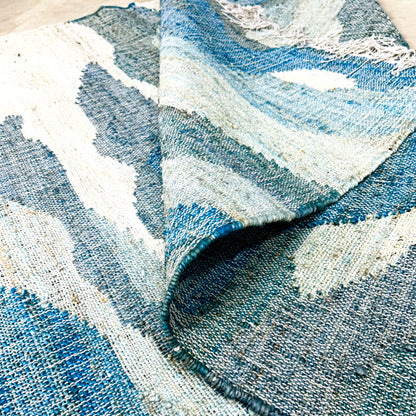 Azure Waves Kelim Jute Durrie