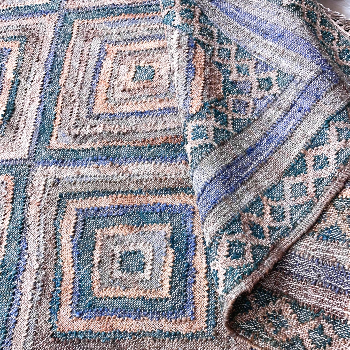 Tribal Tapestry Kelim Jute Durrie