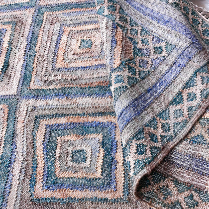 Tribal Tapestry Kelim Jute Durrie
