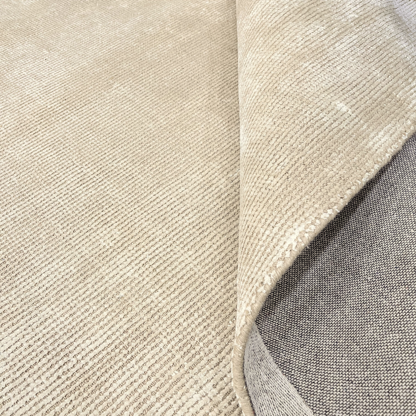 Beige Serenity Viscose Carpet