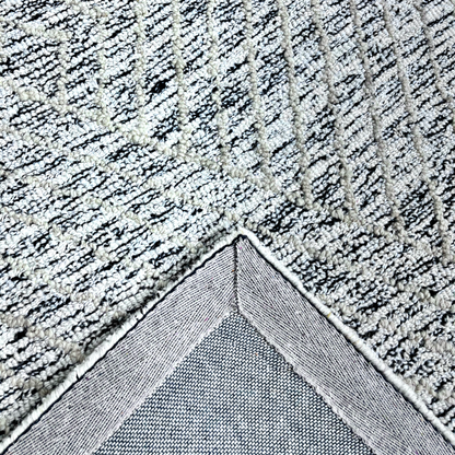 Arctic Diamond Geometric Hand-Tufted NZ Wool Carpet
